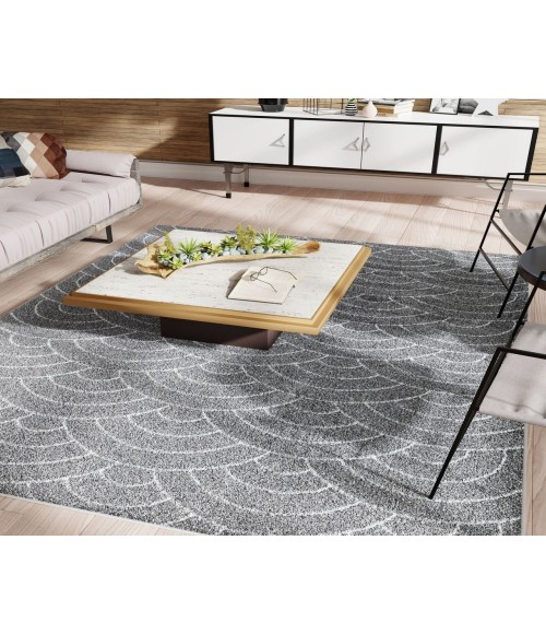 Mason Brooks Azure RA41151 Gray Mason Brooks Azure RA41151 Gray Area Rug 8 ft. x 10 ft. Rectangle