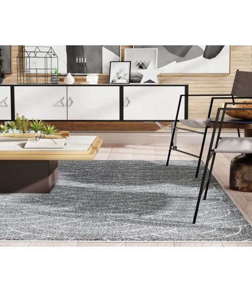 Mason Brooks Azure RA41151 Gray Mason Brooks Azure RA41151 Gray Area Rug 8 ft. x 10 ft. Rectangle