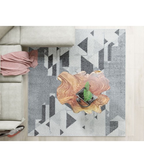Mason Brooks Azure RA41183 Gray Mason Brooks Azure RA41183 Gray Area Rug 8 ft. x 10 ft. Rectangle
