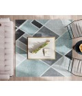 Mason Brooks Azure RA41196 Blue Area Rug 2 ft. 6 in. x 4 ft. Rectangle