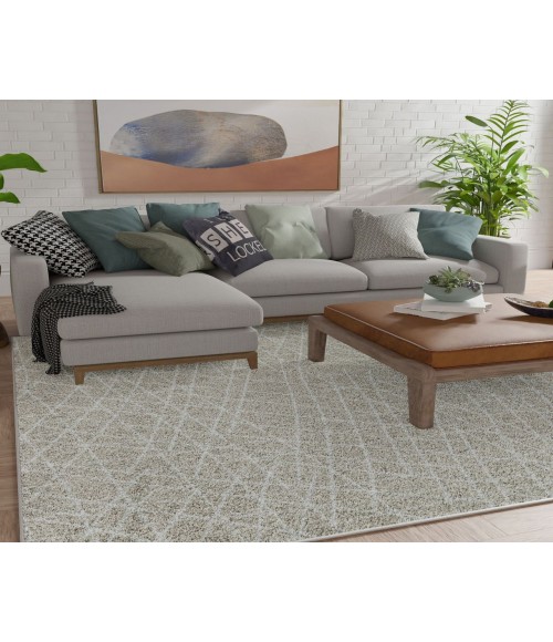 Mason Brooks Azure RA41201 Tan Area Rug 2 ft. 6 in. x 8 ft. Runner
