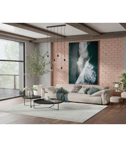 Mason Brooks Azure AZ65B Grecian Ivory Geometric Contemporary Ivory Area Rug, 2 ft. 0 in. X 4 ft. 0 in.