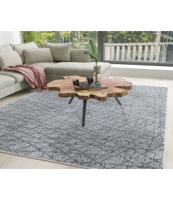 Mason Brooks Azure AZ65C Steely Gray Geometric Contemporary Gray Area Rug, 2 ft. 0 in. X 4 ft. 0 in.