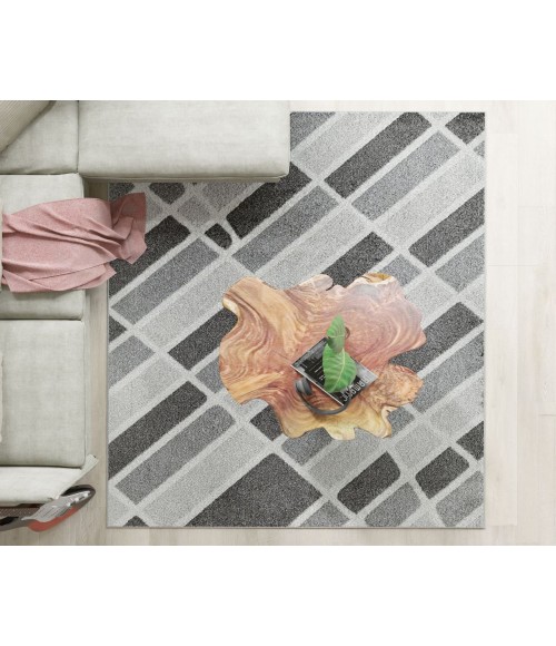 Mason Brooks Azure RA41228 Gray Mason Brooks Azure RA41228 Gray Area Rug 2 ft. 6 in. x 4 ft. Rectangle
