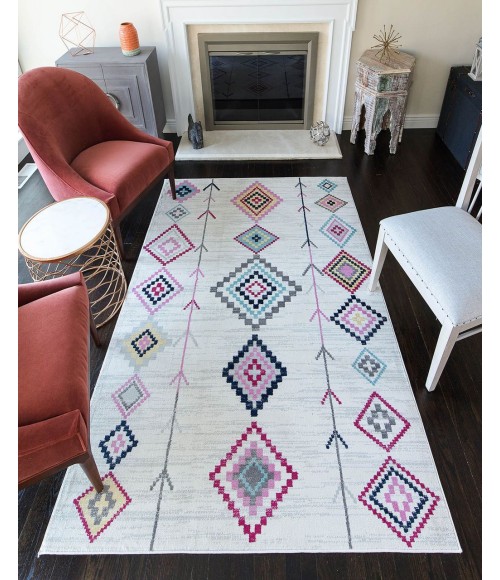 Bodrum Soleil RA27860 ivory Area Rug 8 ft. 9 in. x 12 ft. Rectangle