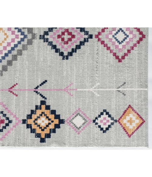 Bodrum Soleil RA29006 Light Gray Bodrum Soleil RA29006 Light Gray Area Rug 2 ft. 3 in. x 6 ft. Rectangle