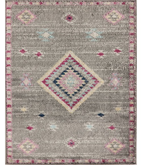 Bodrum Soleil RA27418 Dark Gray Area Rug 8 ft. x 10 ft. Rectangle