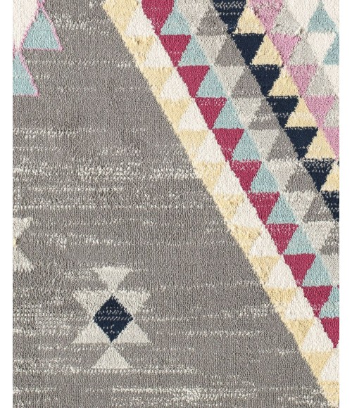 Bodrum Soleil RA27418 Dark Gray Area Rug 8 ft. x 10 ft. Rectangle