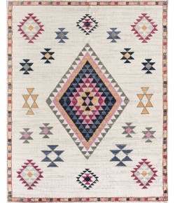 CosmoLiving By Cosmopolitan Soleil BR20B Sahara Ivory Tribal Moroccan ivory Area Rug, 8 ft. X 10 ft.