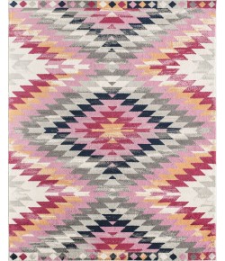 CosmoLiving By Cosmopolitan Soleil RA27423 pink Area Rug 5 ft. x 7 ft. Rectangle