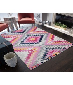 CosmoLiving By Cosmopolitan Soleil RA27423 pink Area Rug 5 ft. x 7 ft. Rectangle