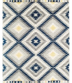 CosmoLiving By Cosmopolitan Soleil RA27874 navy Area Rug 2 ft. x 8 ft. Rectangle