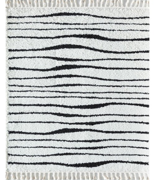 Bennett Bevar RA32549 White Bennett Bevar RA32549 White Area Rug 5 ft. x 7 ft. Rectangle