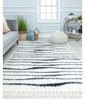 Bennett Bevar RA32549 White Bennett Bevar RA32549 White Area Rug 5 ft. x 7 ft. Rectangle