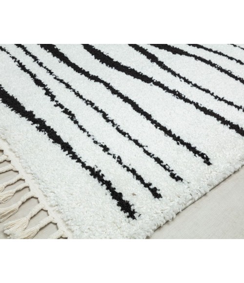 Bennett Bevar RA32549 White Bennett Bevar RA32549 White Area Rug 5 ft. x 7 ft. Rectangle