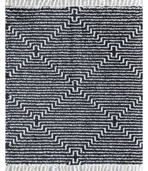 Bennett Bevar RA32559 Black Area Rug 2 ft. 6 in. x 4 ft. Rectangle