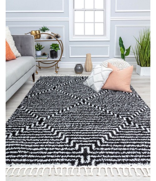 Bennett Bevar RA32559 Black Area Rug 2 ft. 6 in. x 4 ft. Rectangle