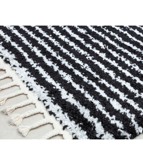 Bennett Bevar RA32559 Black Area Rug 2 ft. 6 in. x 4 ft. Rectangle