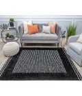 Bennett Bevar RA32601 Black Bennett Bevar RA32601 Black Area Rug 5 ft. x 7 ft. Rectangle