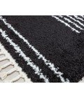 Bennett Bevar RA32601 Black Bennett Bevar RA32601 Black Area Rug 5 ft. x 7 ft. Rectangle