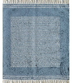 CosmoLiving By Cosmopolitan Bevar RA32609 Blue Area Rug 5 ft. x 7 ft. Rectangle