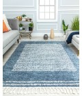 CosmoLiving By Cosmopolitan Bevar RA32608 Blue Area Rug 2 ft. 6 in. x 8 ft. Runner