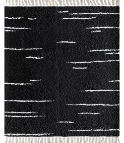 CosmoLiving By Cosmopolitan Bevar RA32615 Black Area Rug 2 ft. 6 in. x 4 ft. Rectangle