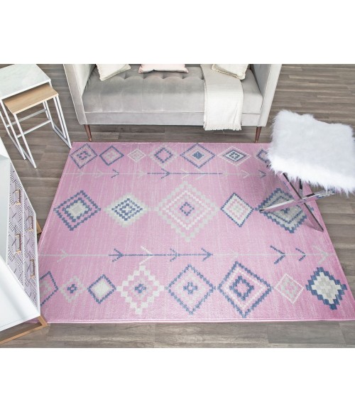 Bodrum Soleil RA30432 pink Area Rug 2 ft. x 4 ft. Rectangle