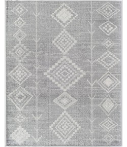 CosmoLiving By Cosmopolitan Soleil RA30442 gray Area Rug 2 ft. x 8 ft. Rectangle