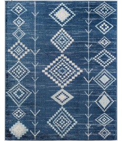 CosmoLiving By Cosmopolitan Soleil RA28370 blue Area Rug 5 ft. x 7 ft. Rectangle