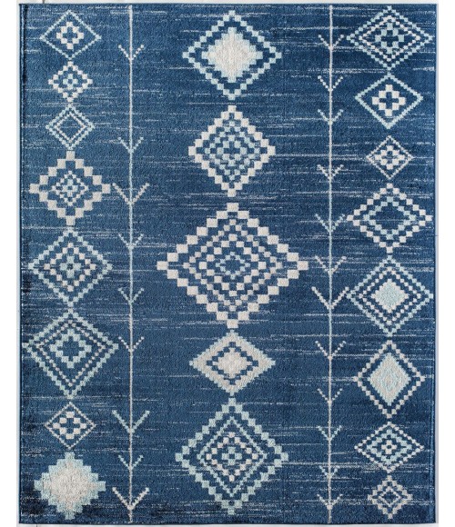 Bodrum Soleil RA28370 blue Area Rug 5 ft. x 7 ft. Rectangle