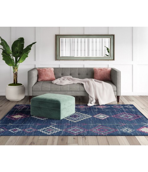 Bodrum Soleil RA30449 blue Area Rug 8 ft. 9 in. x 12 ft. Rectangle