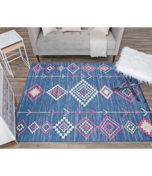Bodrum Soleil RA30449 blue Area Rug 8 ft. 9 in. x 12 ft. Rectangle