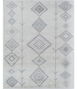 CosmoLiving By Cosmopolitan Soleil RA28380 Light Gray Area Rug 5 ft. x 7 ft. Rectangle