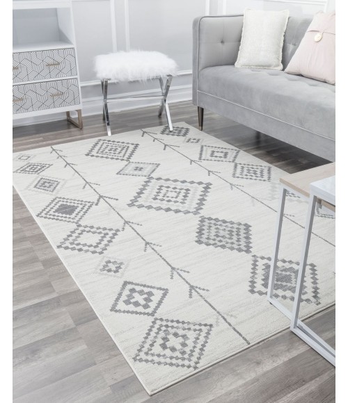 Bodrum Soleil RA30461 Light Gray Bodrum Soleil RA30461 Light Gray Area Rug 8 ft. 9 in. x 12 ft. Rectangle