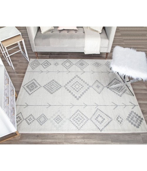 Bodrum Soleil RA30461 Light Gray Bodrum Soleil RA30461 Light Gray Area Rug 8 ft. 9 in. x 12 ft. Rectangle