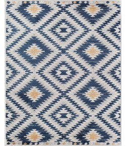 CosmoLiving By Cosmopolitan Soleil RA30466 navy Area Rug 2 ft. x 8 ft. Rectangle