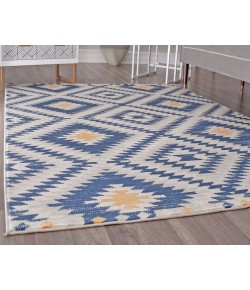 CosmoLiving By Cosmopolitan Soleil RA28384 navy Area Rug 5 ft. x 7 ft. Rectangle