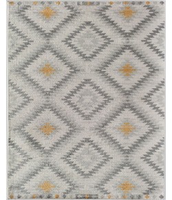 CosmoLiving By Cosmopolitan Soleil RA28386 gray Area Rug 5 ft. x 7 ft. Rectangle