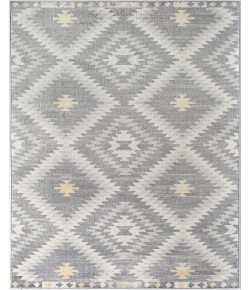 CosmoLiving By Cosmopolitan Soleil RA30475 gray Area Rug 2 ft. x 8 ft. Rectangle