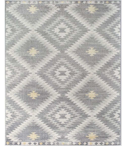 Bodrum Soleil RA30475 gray Area Rug 2 ft. x 8 ft. Rectangle