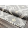 Bodrum Soleil RA30475 gray Area Rug 2 ft. x 8 ft. Rectangle
