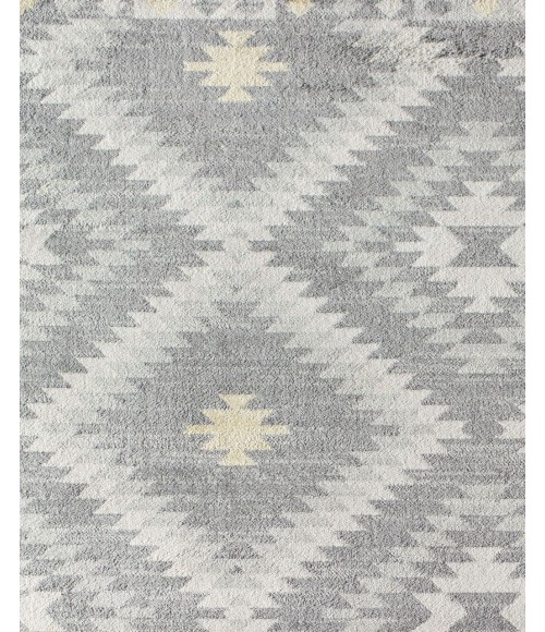 Bodrum Soleil RA30475 gray Area Rug 2 ft. x 8 ft. Rectangle