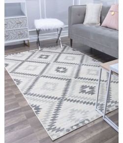 CosmoLiving By Cosmopolitan Soleil RA30478 ivory Area Rug 2 ft. x 8 ft. Rectangle