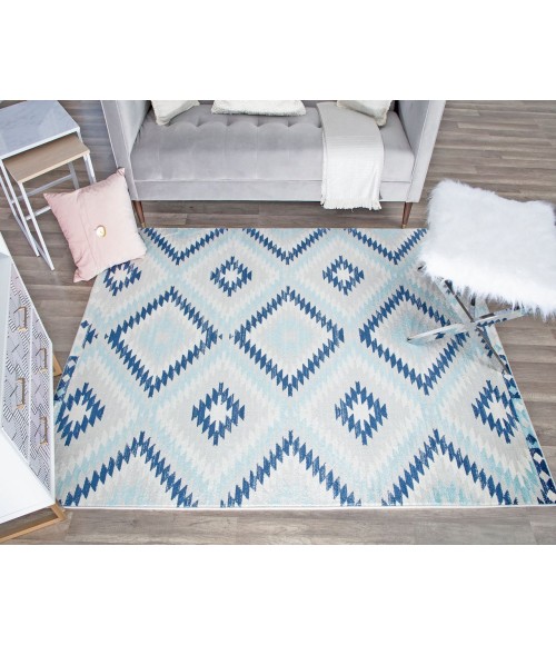 Bodrum Soleil RA28396 blue Bodrum Soleil RA28396 blue Area Rug 5 ft. x 7 ft. Rectangle