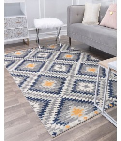 CosmoLiving By Cosmopolitan Soleil RA30492 gray Area Rug 2 ft. x 4 ft. Rectangle