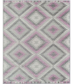 CosmoLiving By Cosmopolitan Soleil RA30498 gray Area Rug 2 ft. x 4 ft. Rectangle