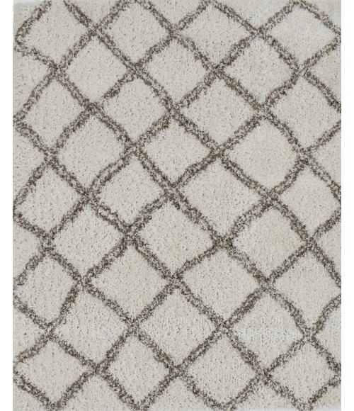 Mason Brooks Indigo Shag RA33322 White Mason Brooks Indigo Shag RA33322 White Area Rug 5 ft. x 7 ft. Rectangle