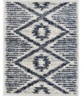 Mason Brooks Indigo Shag RA33354 White Area Rug 5 ft. x 7 ft. Rectangle