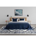Mason Brooks Indigo Shag RA33354 White Area Rug 5 ft. x 7 ft. Rectangle